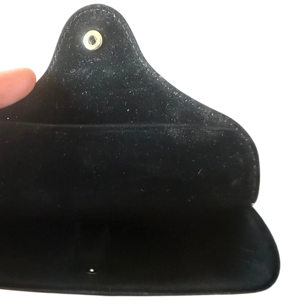 Ray Ban Luxottica Black Hard Clamshell Eyeglass Sunglasses Case Snap Closure